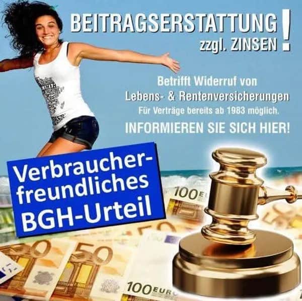 Rückerstattung Lebensversicherung Erfahrungen