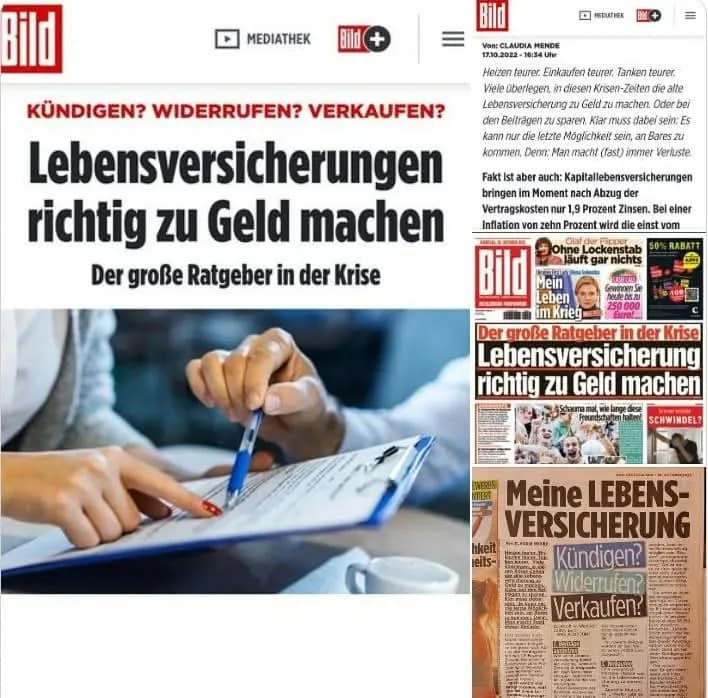 Rückerstattung Lebensversicherung Erfahrung