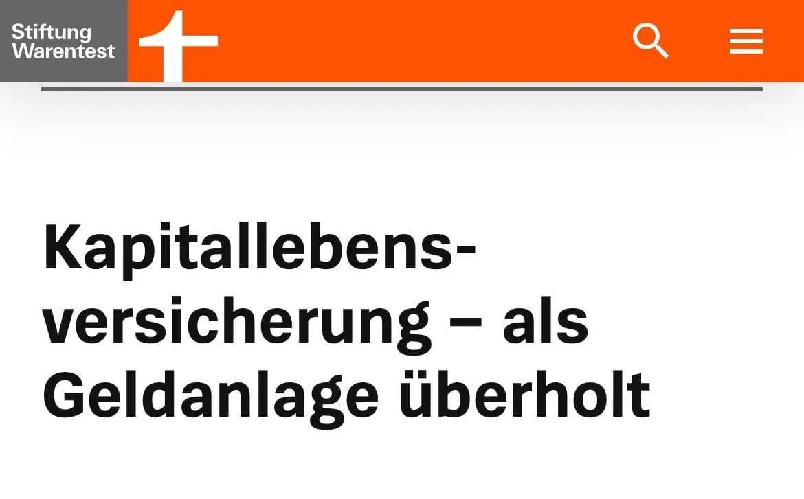 Rückerstattung Lebensversicherung Erfahrung